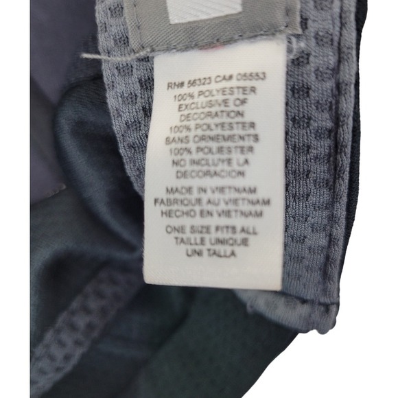 Nike Dri-Fit Performance Mesh Cap Adjustable Breathable Unisex Black Charcoal - Picture 7 of 11